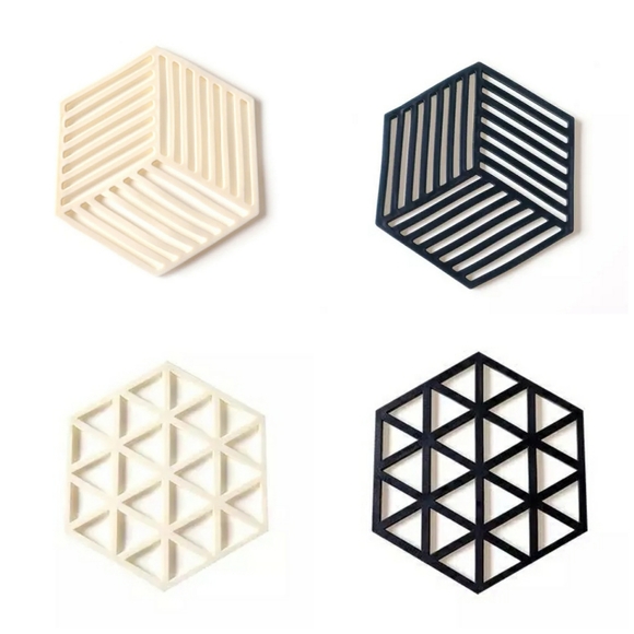 💚IN STOCK 💚Black White Nordic Style Cup Coasters - Picture 1 of 8